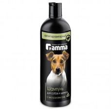 Шампунь для собак и щенков антипаразитарный с экстрактом трав 250мл, Gamma