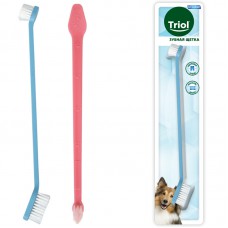 Зубная щётка двусторонняя для собак, 210мм (в упаковке 1 шт.)