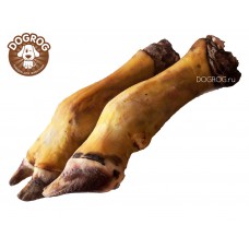 Натуральное лакомство для собак. Нога свиная сушёная, (20 см), в упаковке - 1 шт.