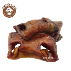 Натуральное лакомство для собак. Нос-мини говяжий сушёный, в упаковке - 1 шт. (40-50 гр.)